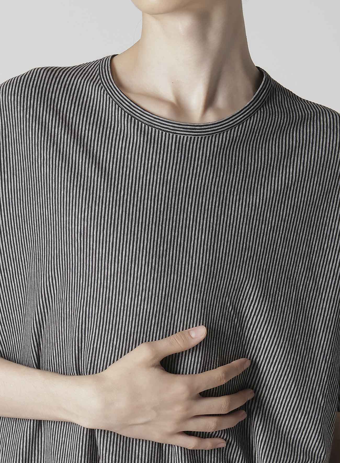 BORDER PANTS SHORT SLEEVE T