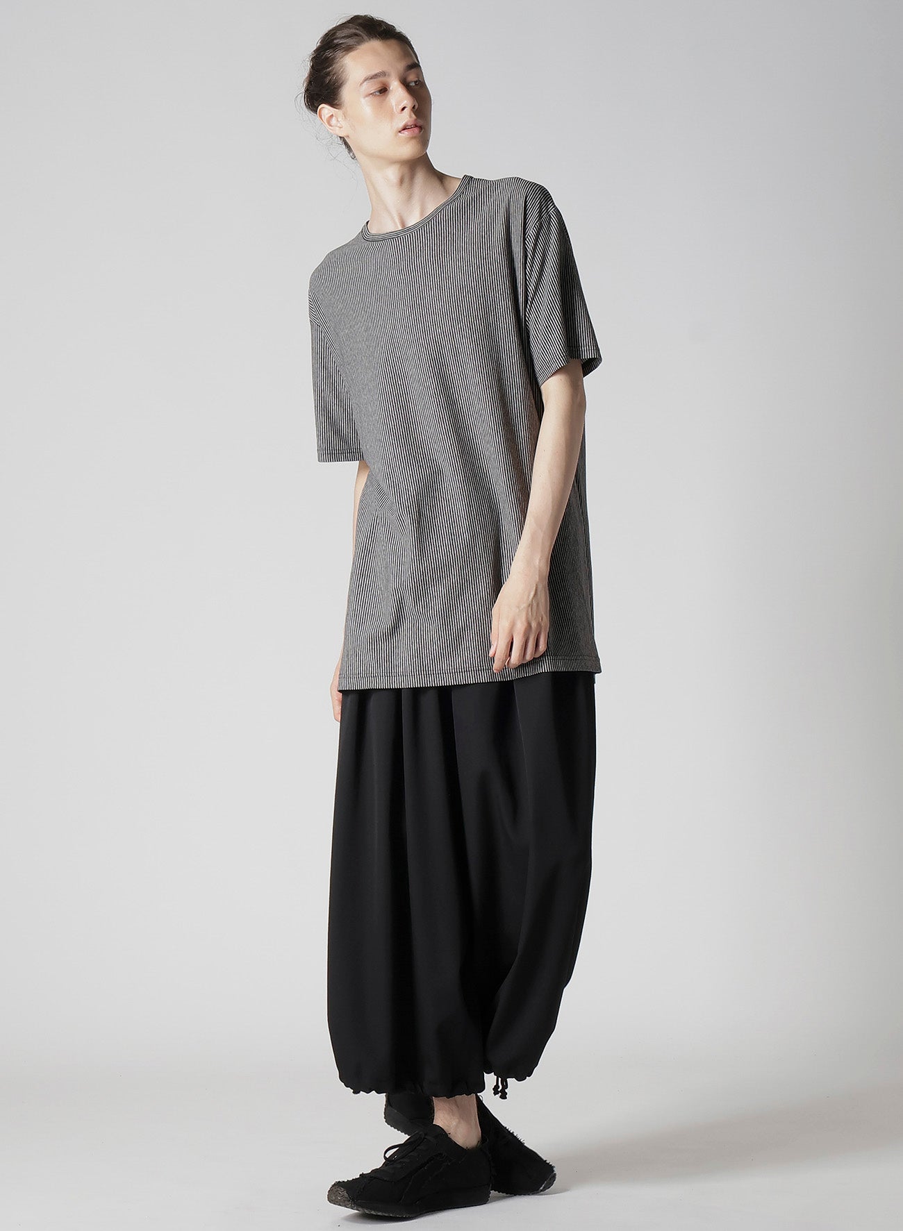 BORDER PANTS SHORT SLEEVE T