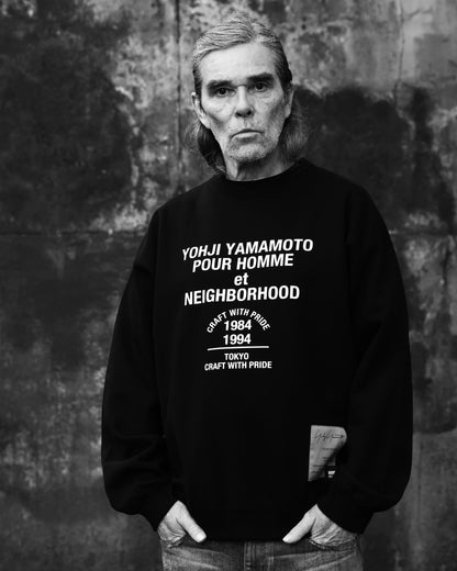 Yohji Yamamoto x NEIGHBORHOOD SWEAT SHIRT LS　