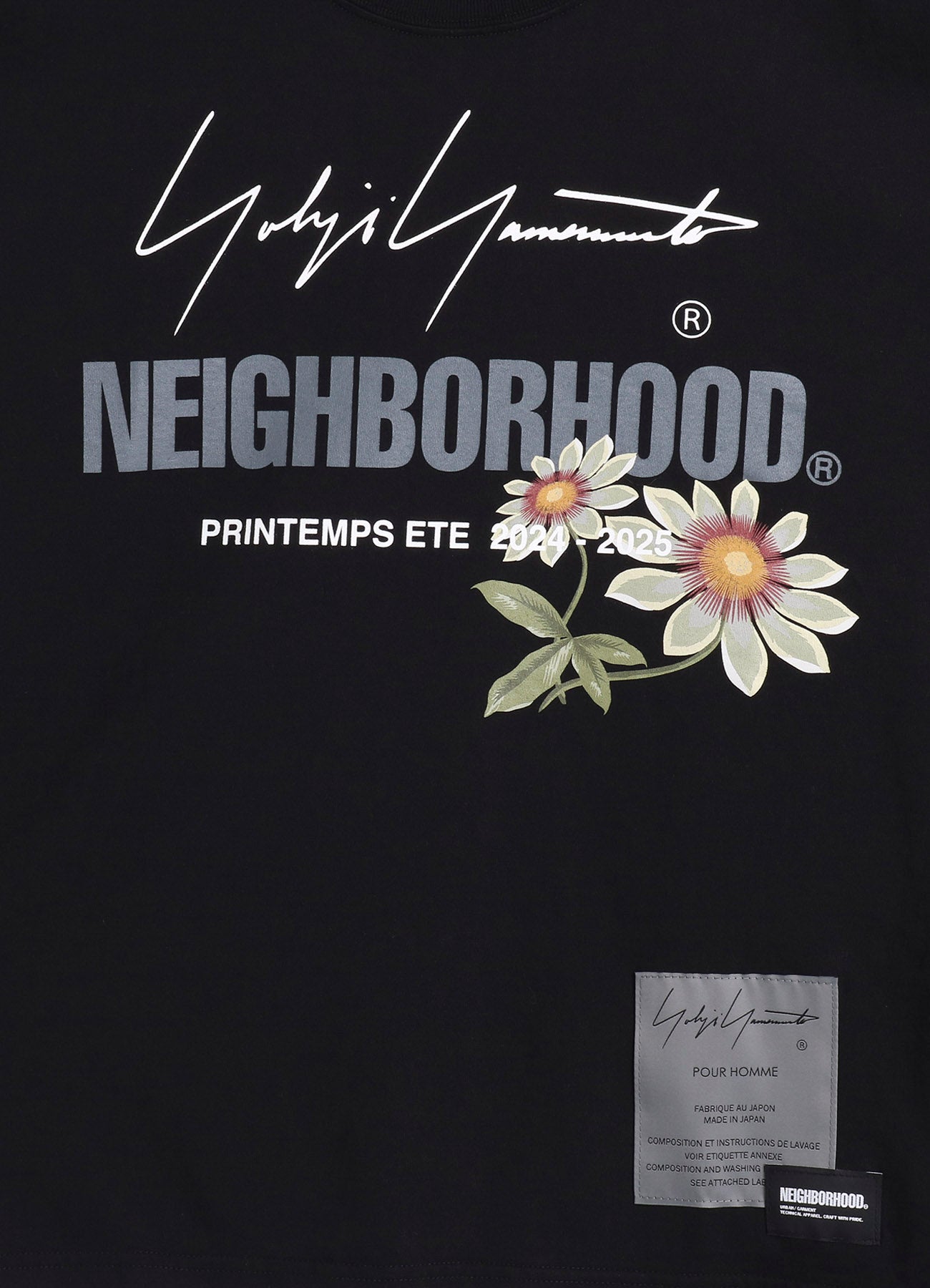 Yohji Yamamoto x NEIGHBORHOOD TEE SS-1　