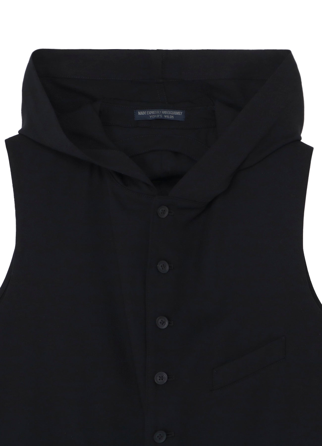 REGULATION CELLULOSE GABARDINE FOODED VEST
