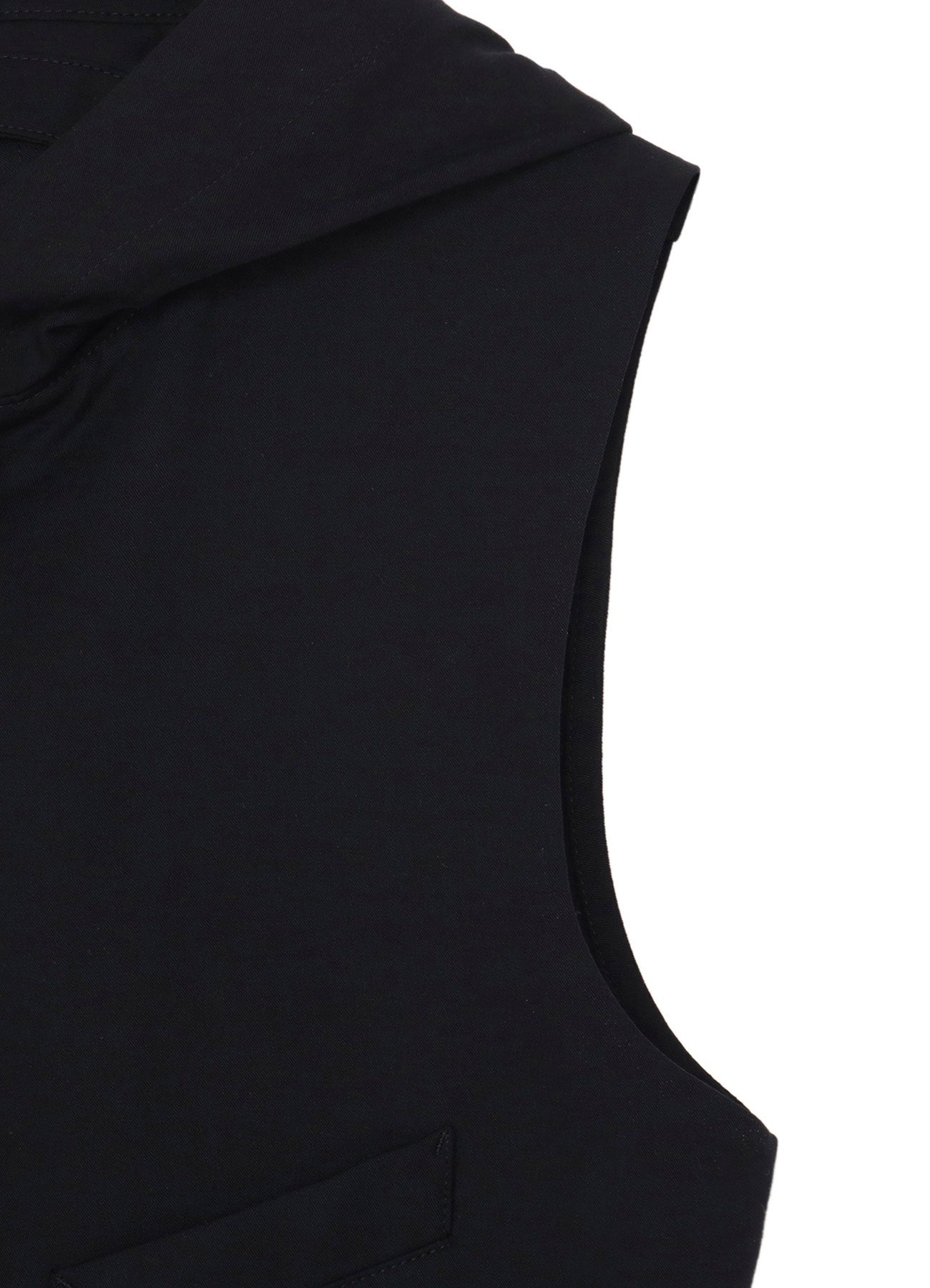 REGULATION CELLULOSE GABARDINE FOODED VEST