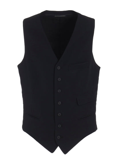 WOOL GABARDINE 7 BUTTONS VEST