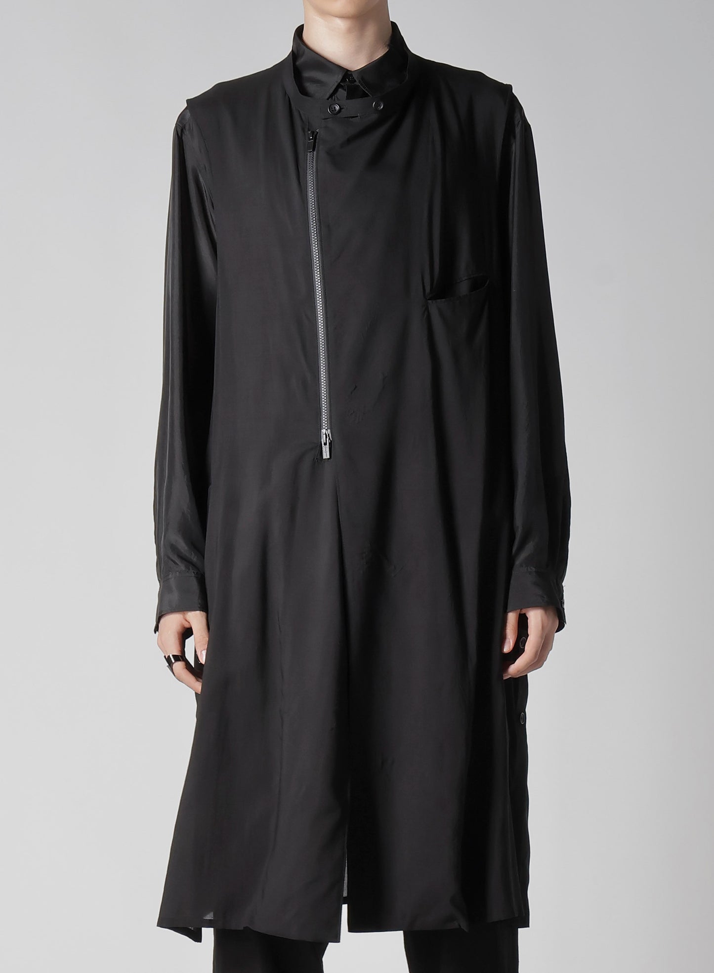 80 MODAL LOAN ZIPPER LONG VEST