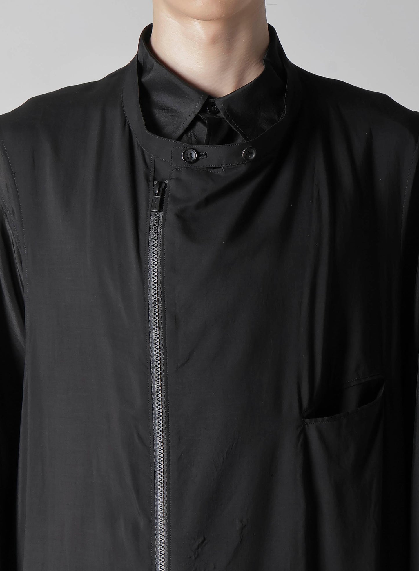 80 MODAL LOAN ZIPPER LONG VEST