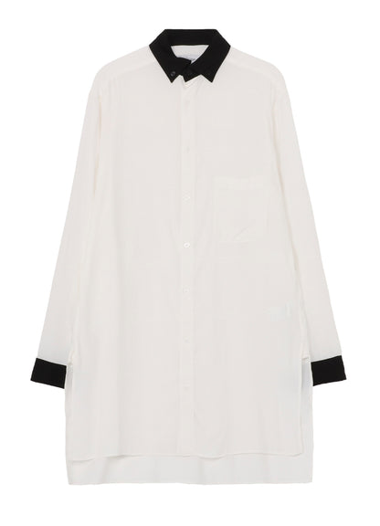 【PIECE UNIQUE/AOYAMA】R/S PEARL BUTTON DOWN BLOUSE