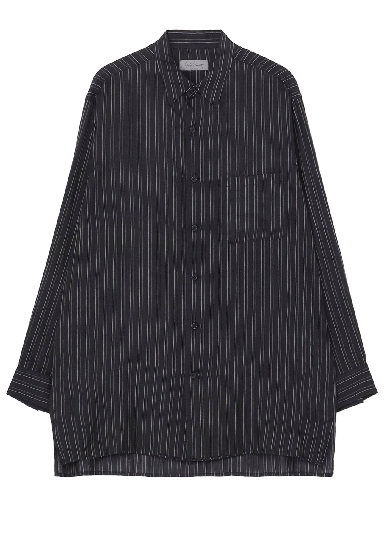 【PIECE UNIQUE/AOYAMA】INDIA SILK STRIPE BIG BLOUSE