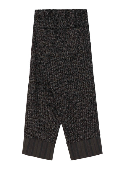 【PIECE UNIQUE/AOYAMA】W/WASHI HEM SWITCH PANTS