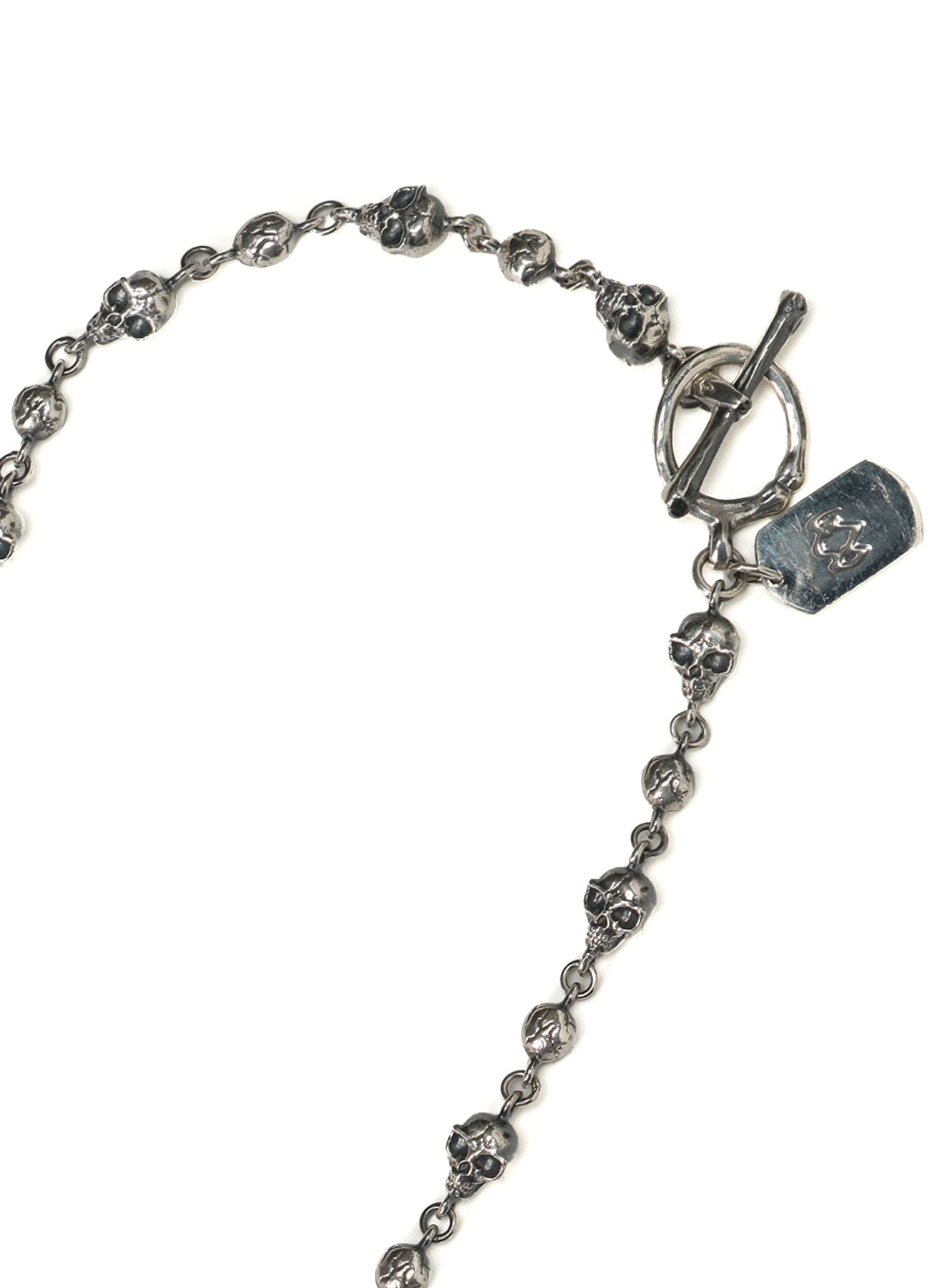 SILVER 950 ALIENSKULL CHAIN NECKLACE