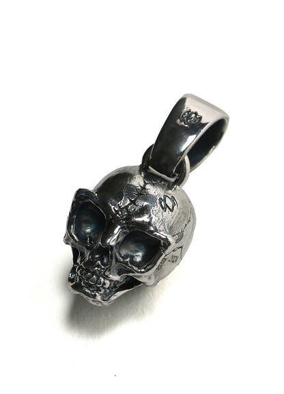 SILVER 950 ALIENSKULL PENDANT TOP