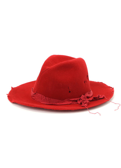 DAMAGE PROCESSED FUR HAT
