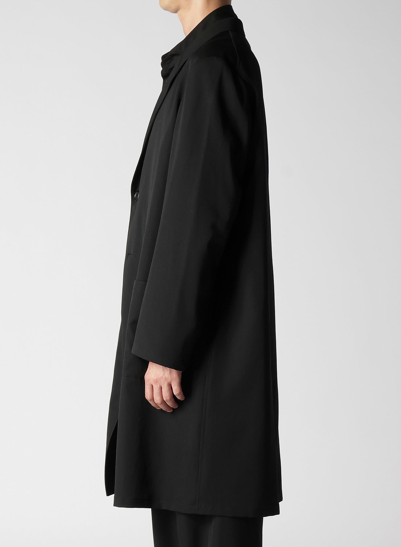 GABARDINE N-SINGLE LAYER W LONG JKT – THE SHOP YOHJI YAMAMOTO