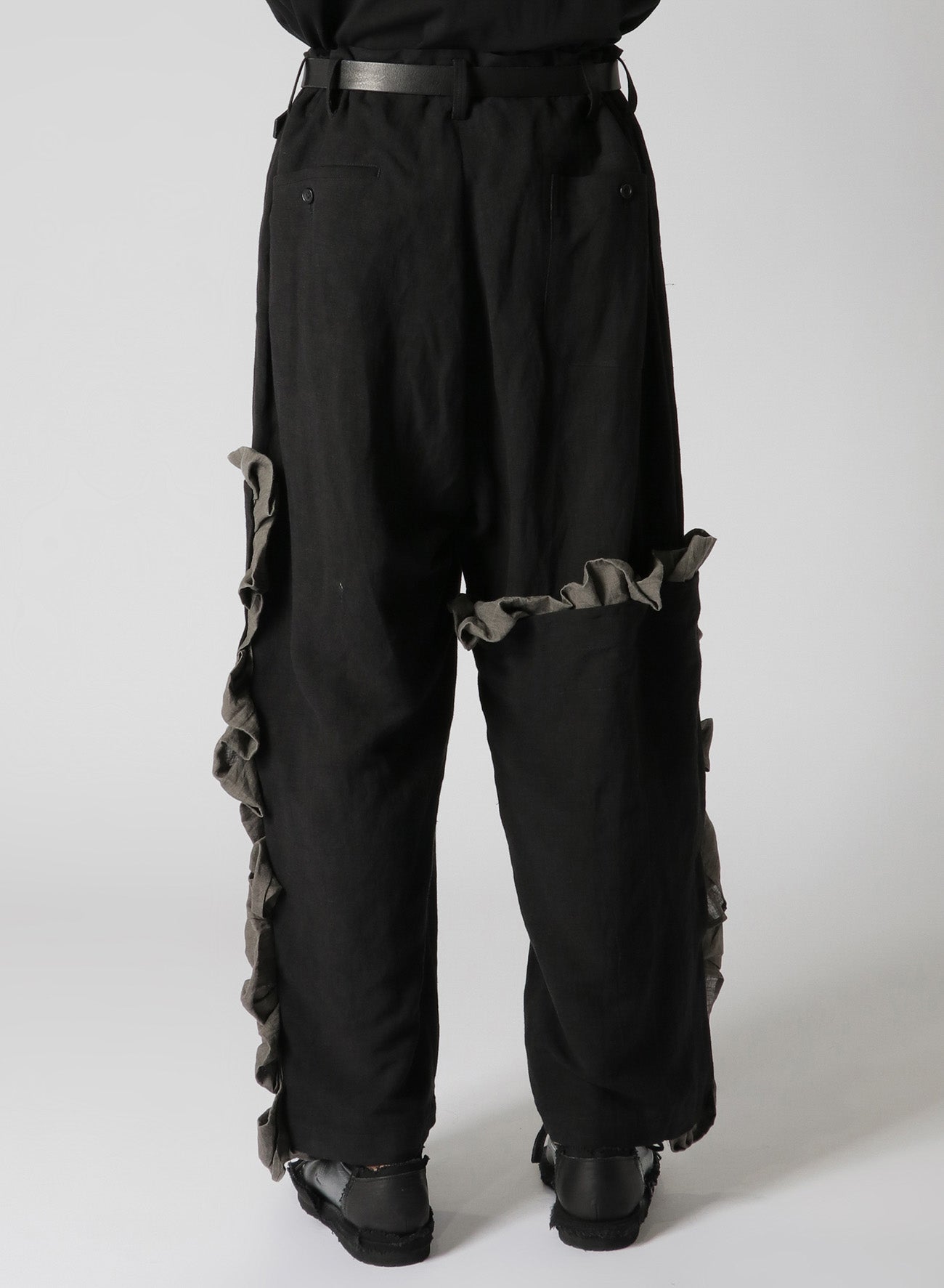 LI/RY CANVAS DECO WIDE PANTS