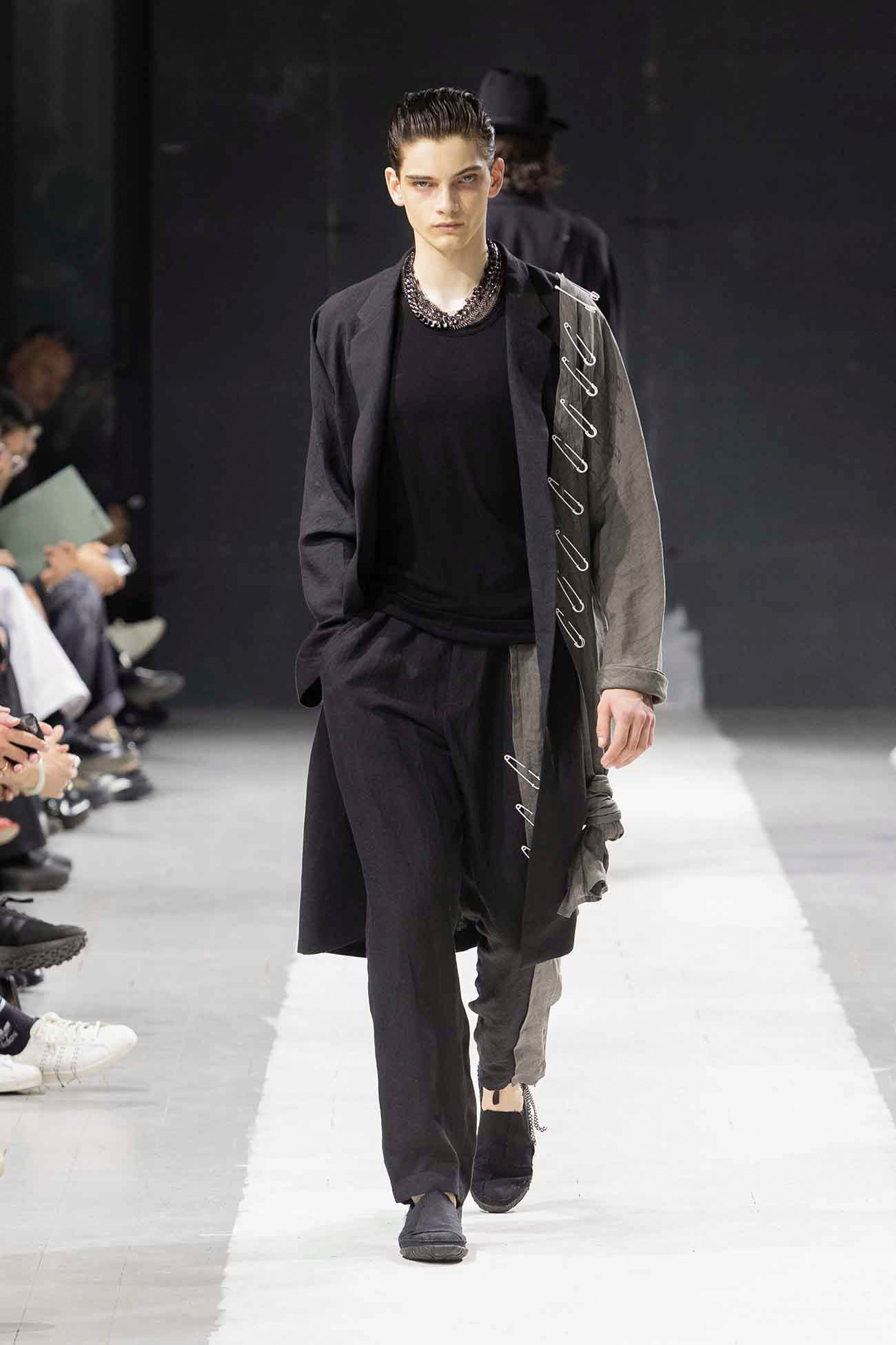 LINEN+BROAD LAYERED PANTS