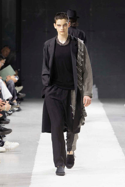 LINEN+BROAD LAYERED PANTS