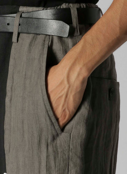 LINEN+BROAD LAYERED PANTS