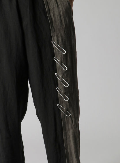 LINEN+BROAD LAYERED PANTS
