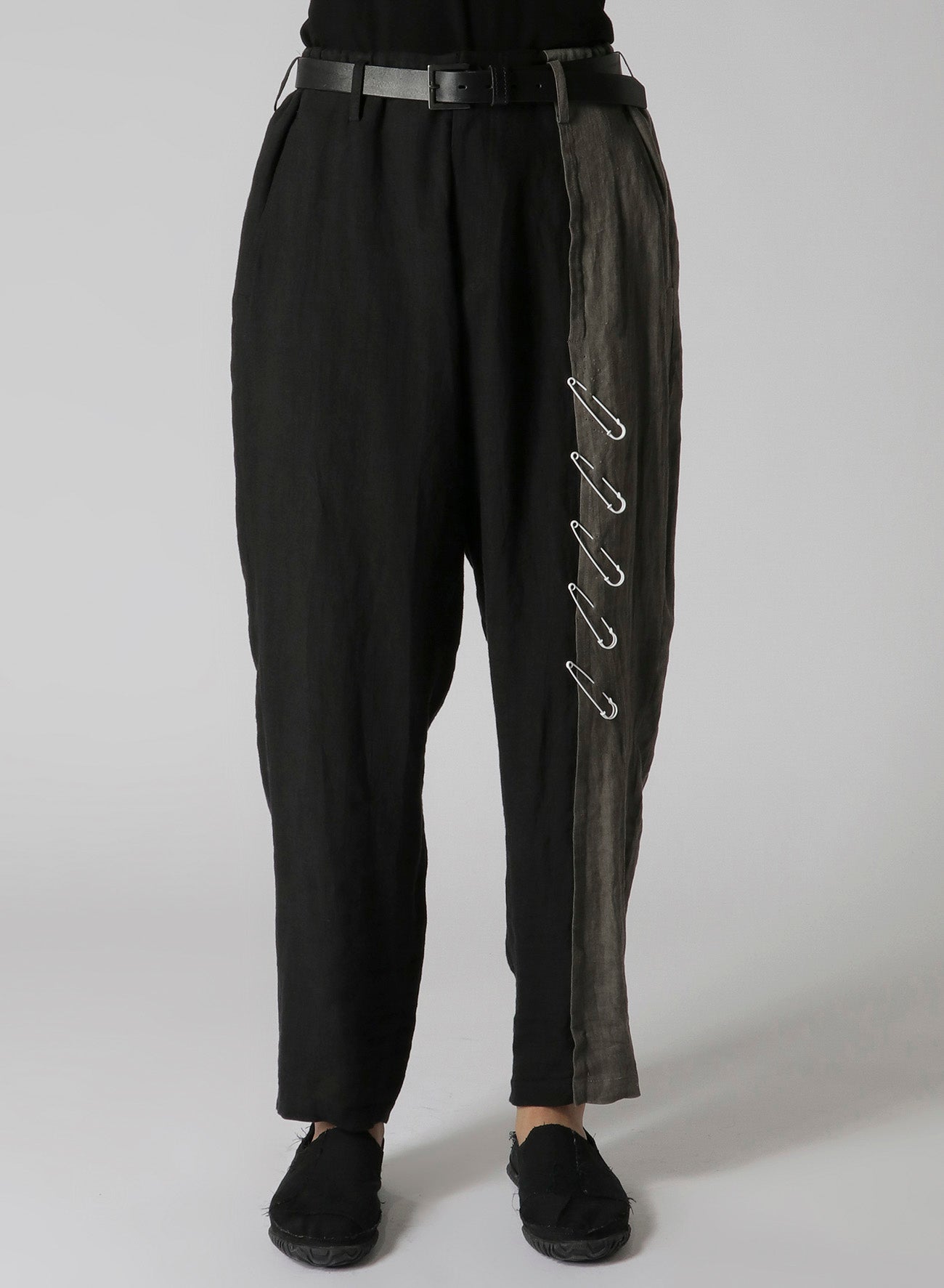 LINEN+BROAD LAYERED PANTS