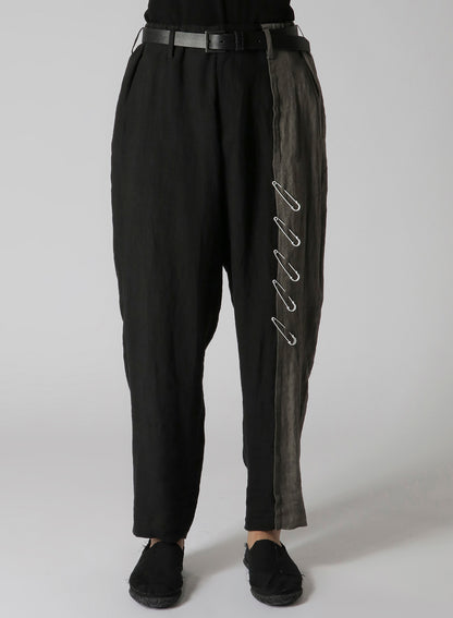 LINEN+BROAD LAYERED PANTS