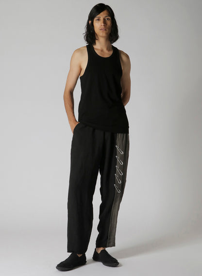 LINEN+BROAD LAYERED PANTS