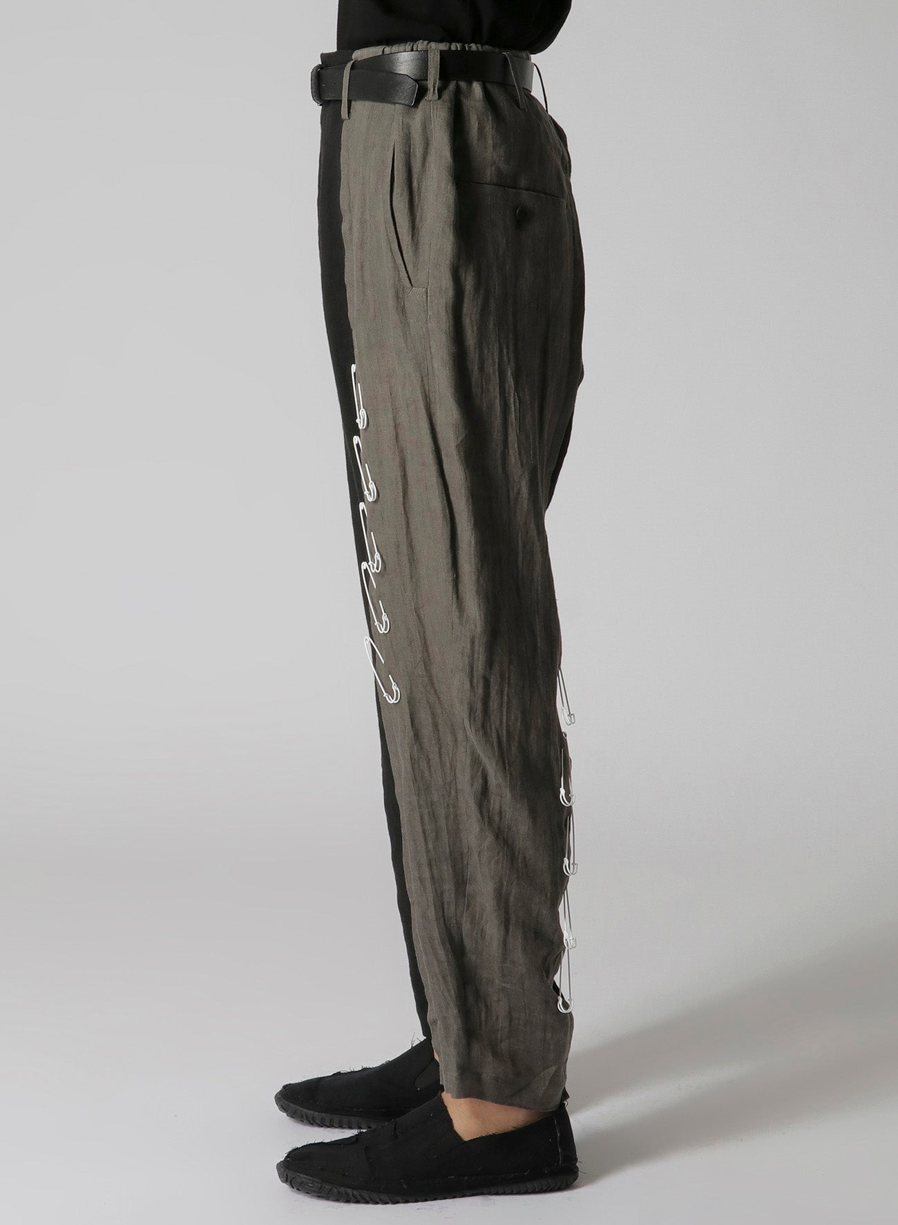 LINEN+BROAD LAYERED PANTS