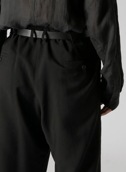 W/RY HARD TWISTED GABARDINE U-SIDE SEAM TUCK PANTS