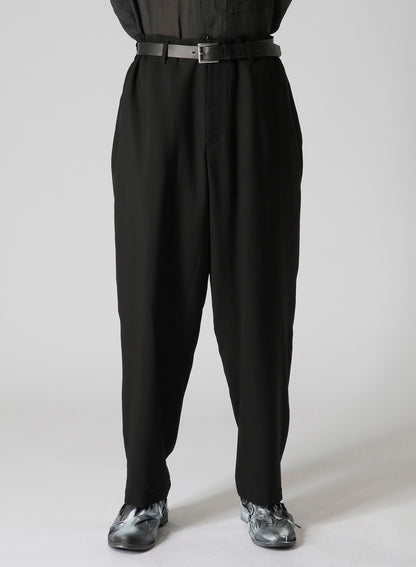 W/RY HARD TWISTED GABARDINE U-SIDE SEAM TUCK PANTS