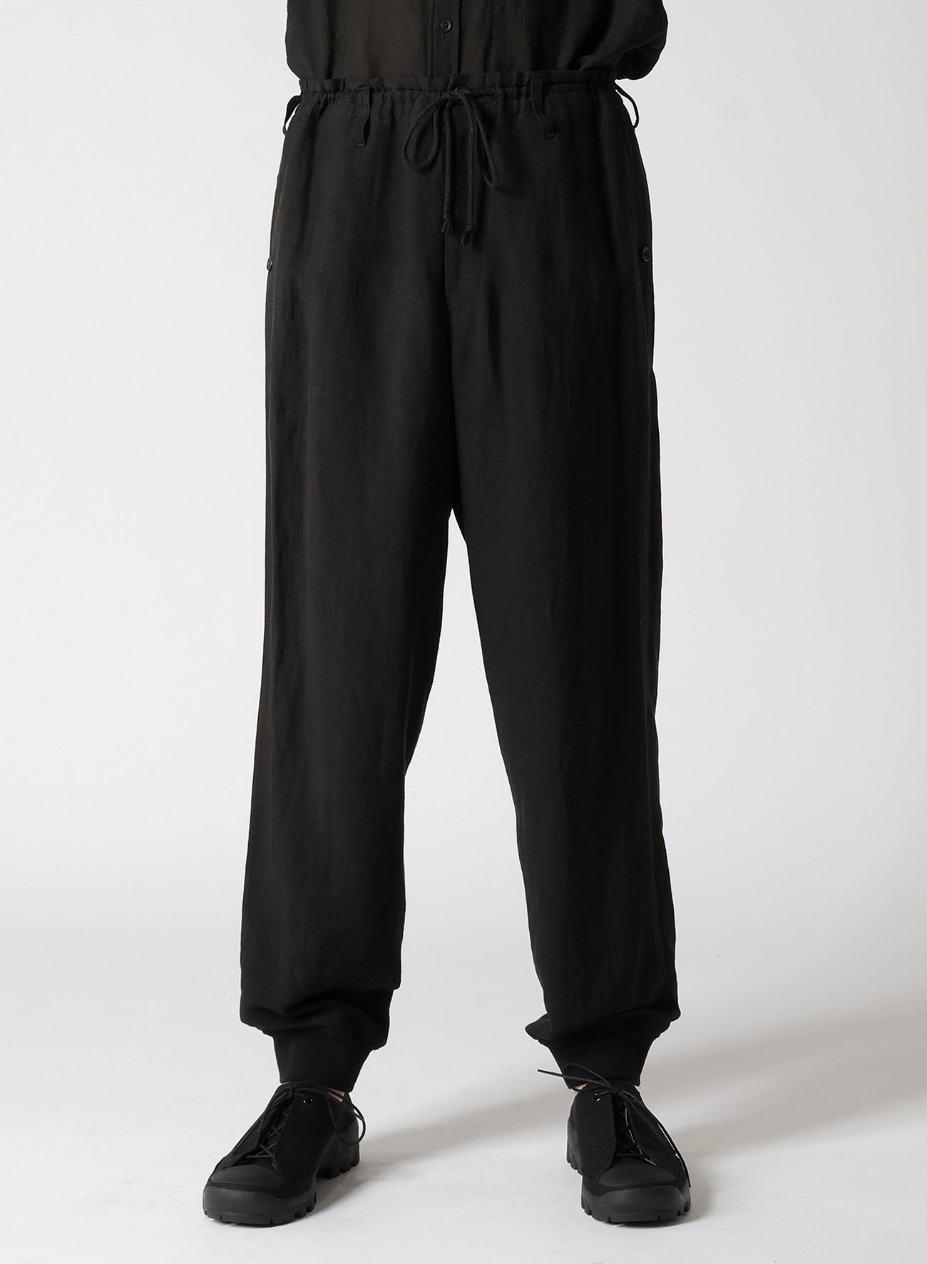 LI/RYCANVAS RIBBED HEM PANTS