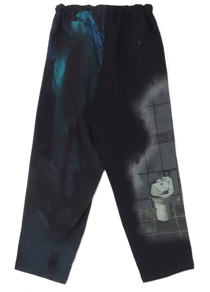 U-FOUNTAIN PRINT PANTS