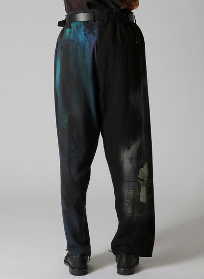 U-FOUNTAIN PRINT PANTS