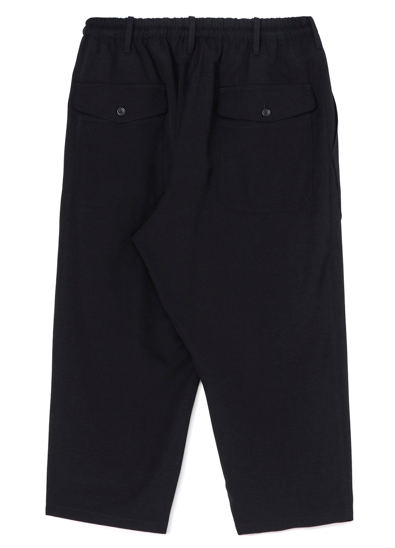 WOOL GABARDINE OUT POCKET PANTS