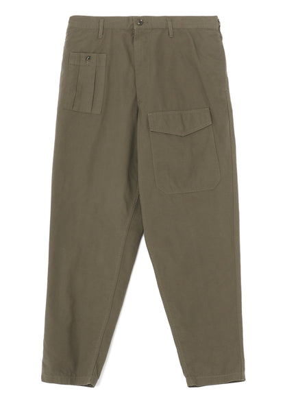 BLACK SCANDAL LIP J-NO TUCK W CORD WORK PANTS