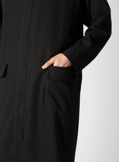 30/3 TIGHT TENSION SINGLE JERSEY ZIPPER OPEN LONG BLOUSON