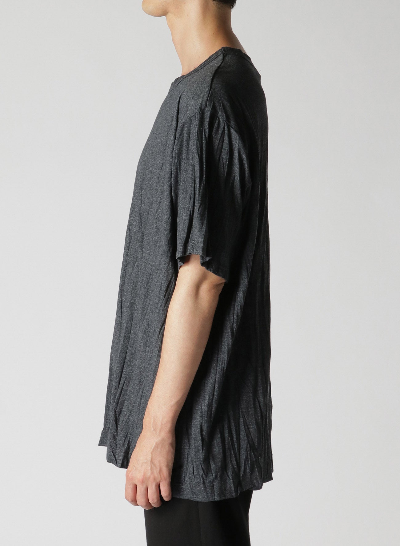 JERSEY VERTICAL WRINKLED SHORT SLEEVE T