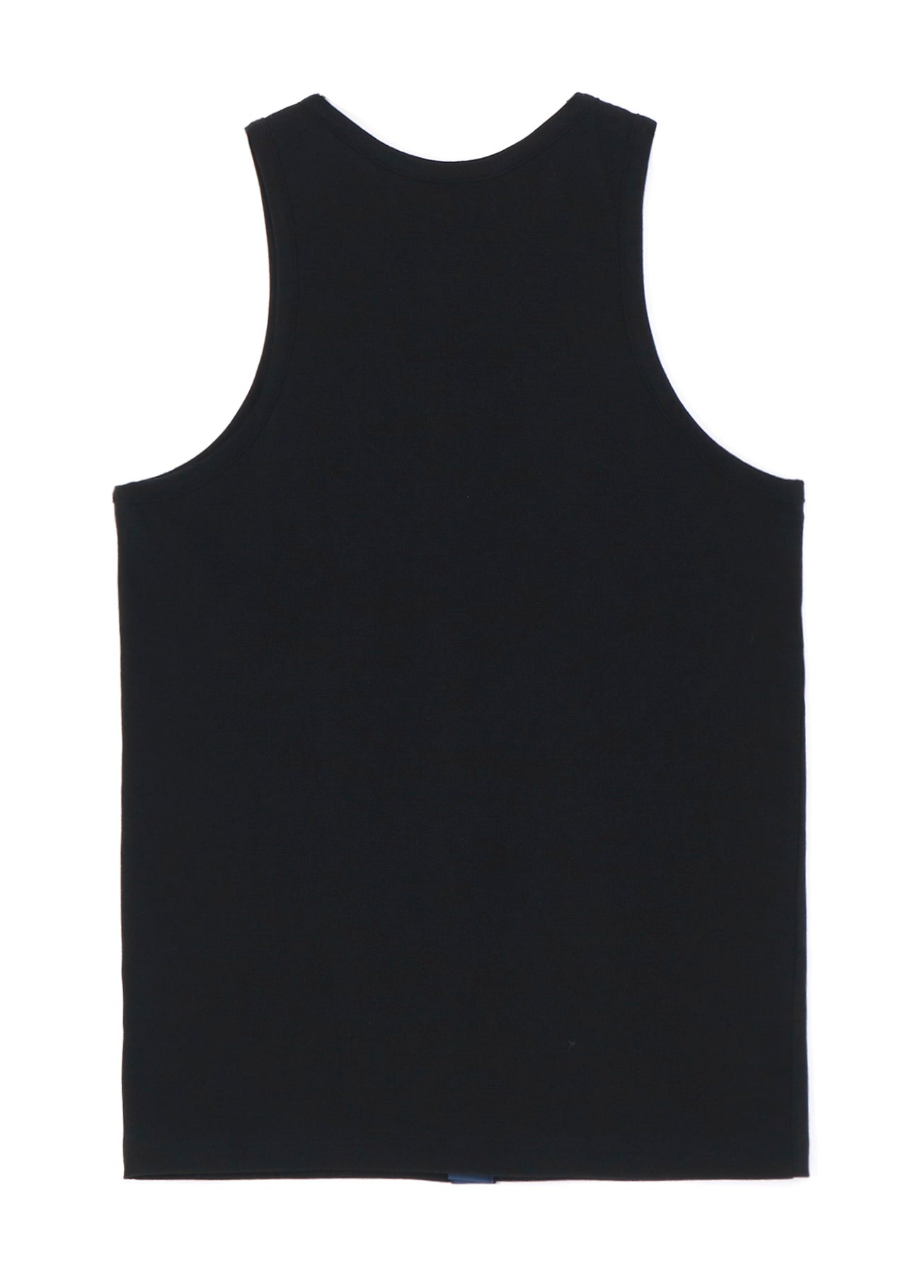 30/- COMBED SINGLE JERSEY FRONT OPEN TANK TOP