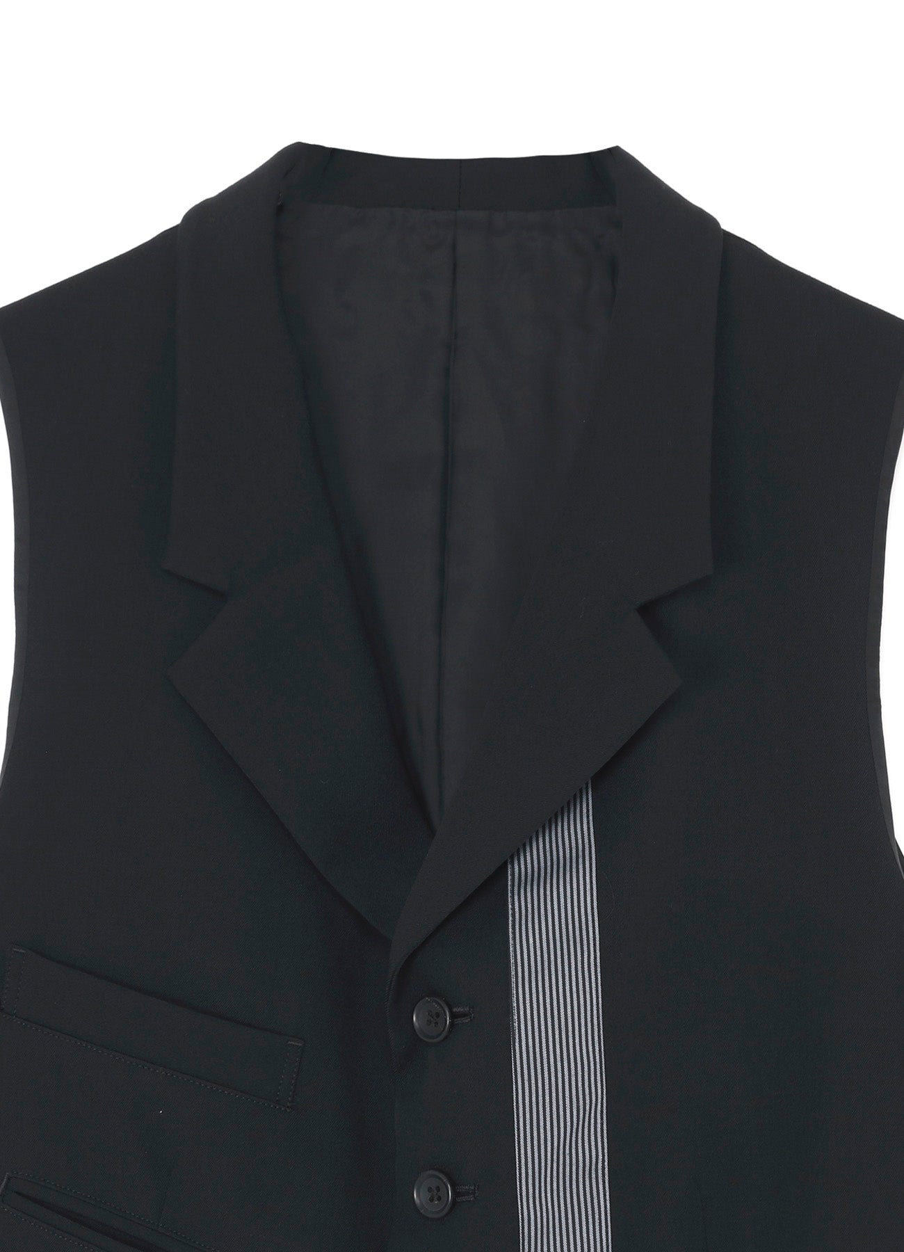 GABARDINE W-LEFT DECORATIVE CLOTH VEST