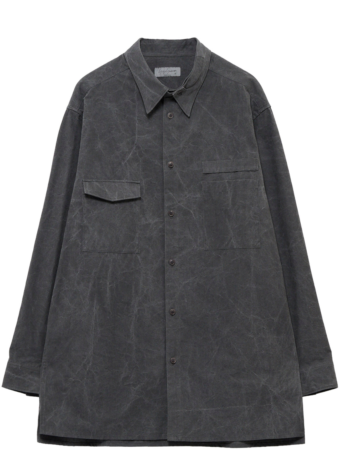 <PIECE UNIQUE>C/PIP PIGMENT  PANEL COLLAR BELT BLOUSE