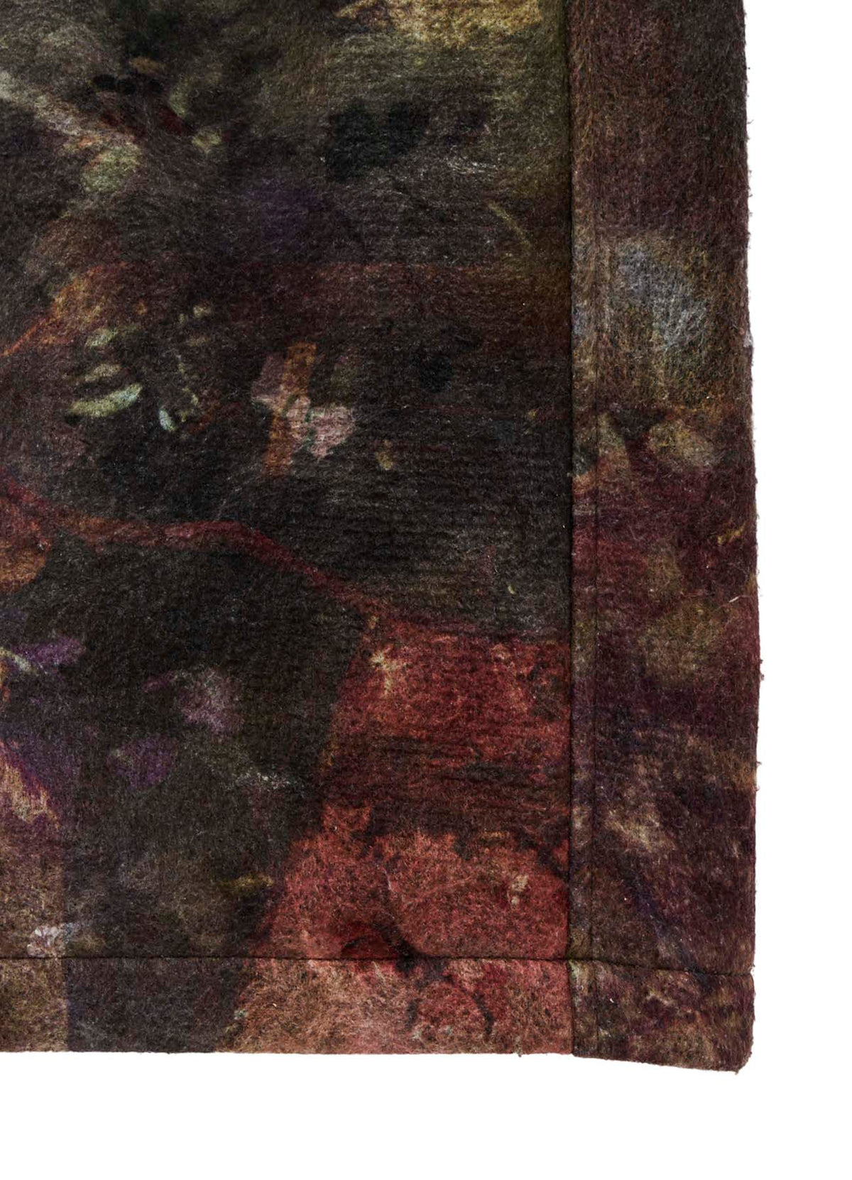 <PIECE UNIQUE>SCRAP FLOWER HERRINGBONE PADDED DOUBLE COAT