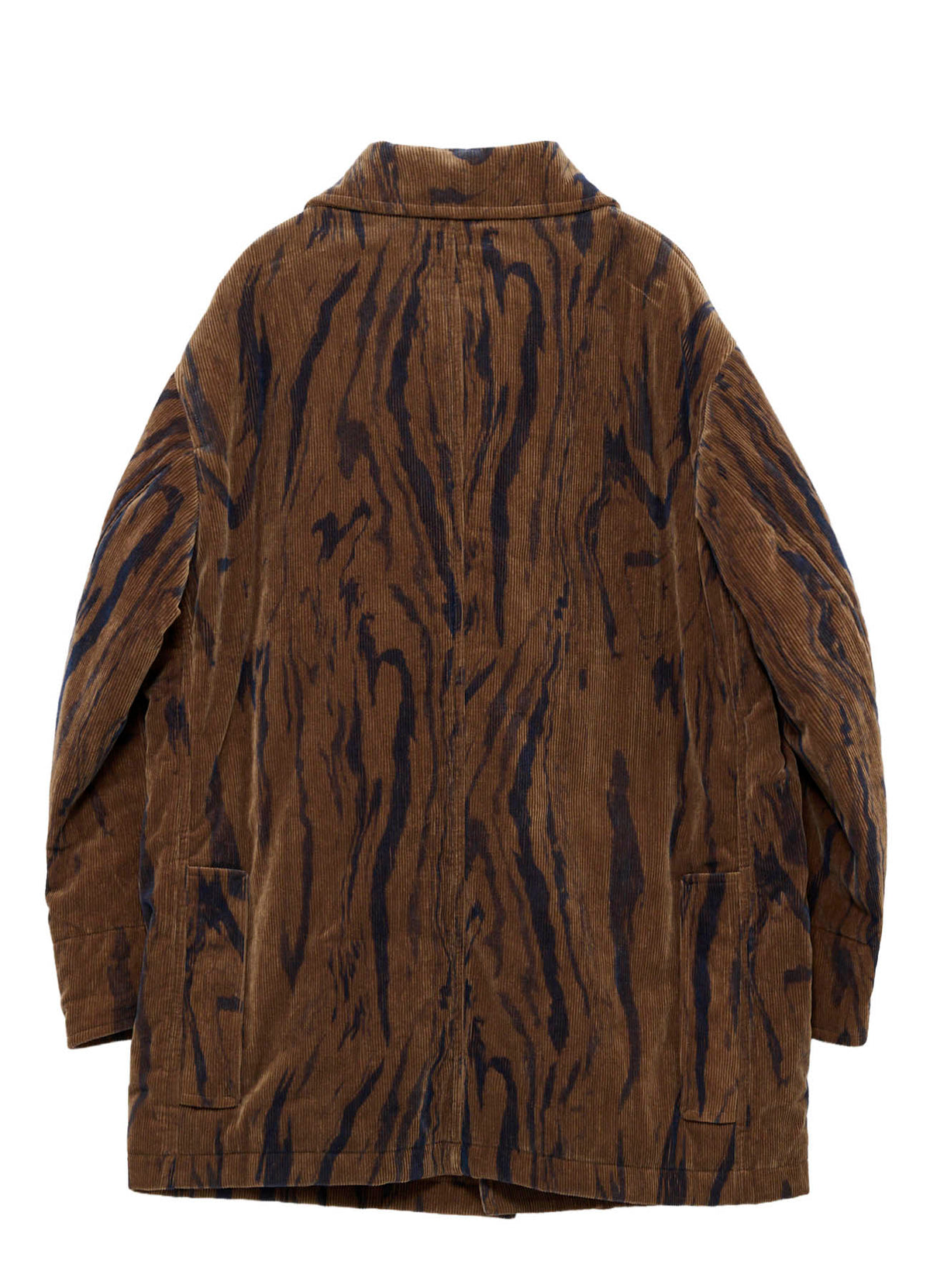 <PIECE UNIQUE>C/RY CORDUROY INK MARBLING DYED PADDED COAT