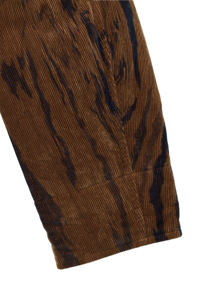 <PIECE UNIQUE>C/RY CORDUROY INK MARBLING DYED PADDED COAT