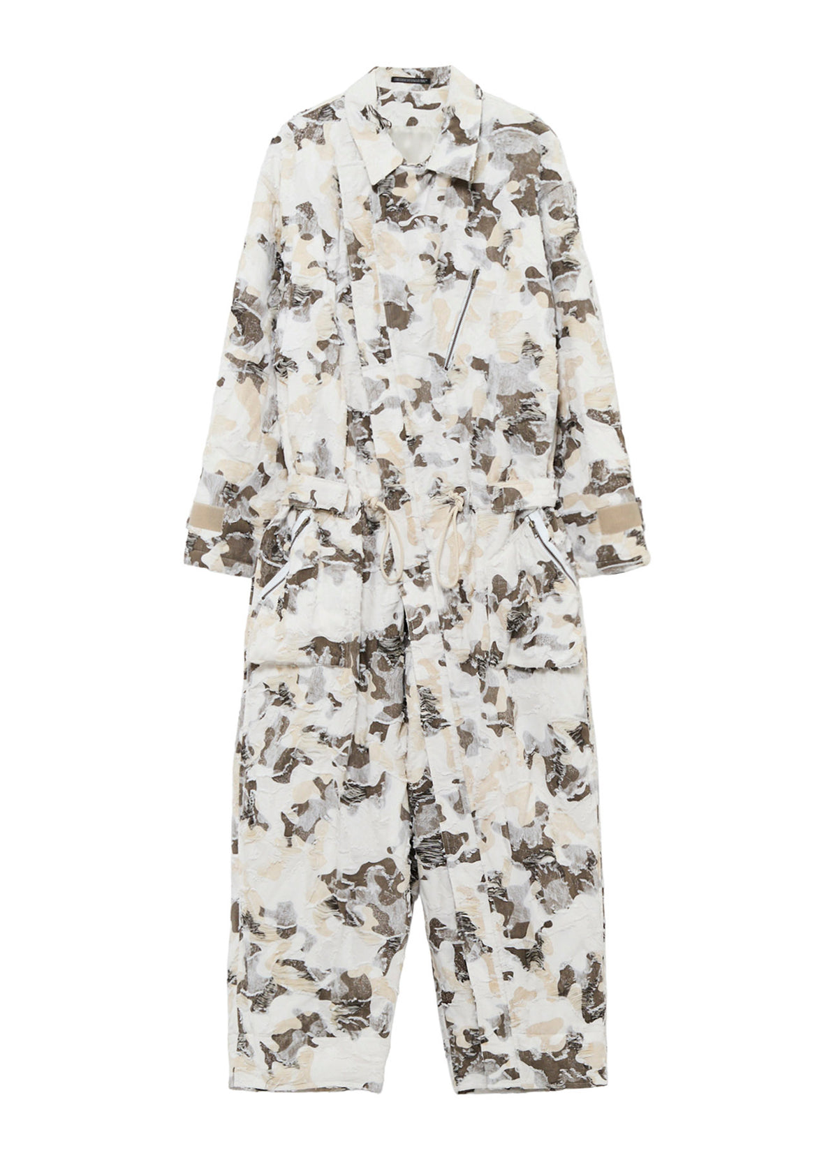 <PIECE UNIQUE>COW PRINT RIDERS JUMPSUIT