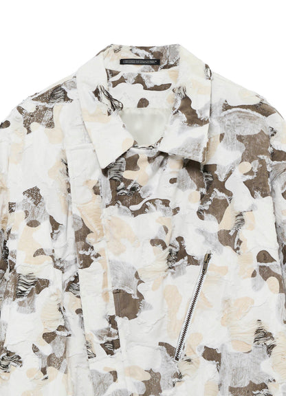 <PIECE UNIQUE>COW PRINT RIDERS JUMPSUIT