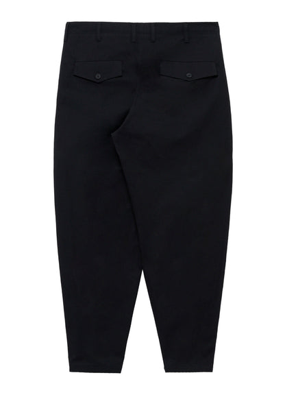 <PIECE UNIQUE>C/CANVAS HEM SLIT BUTTON PANTS
