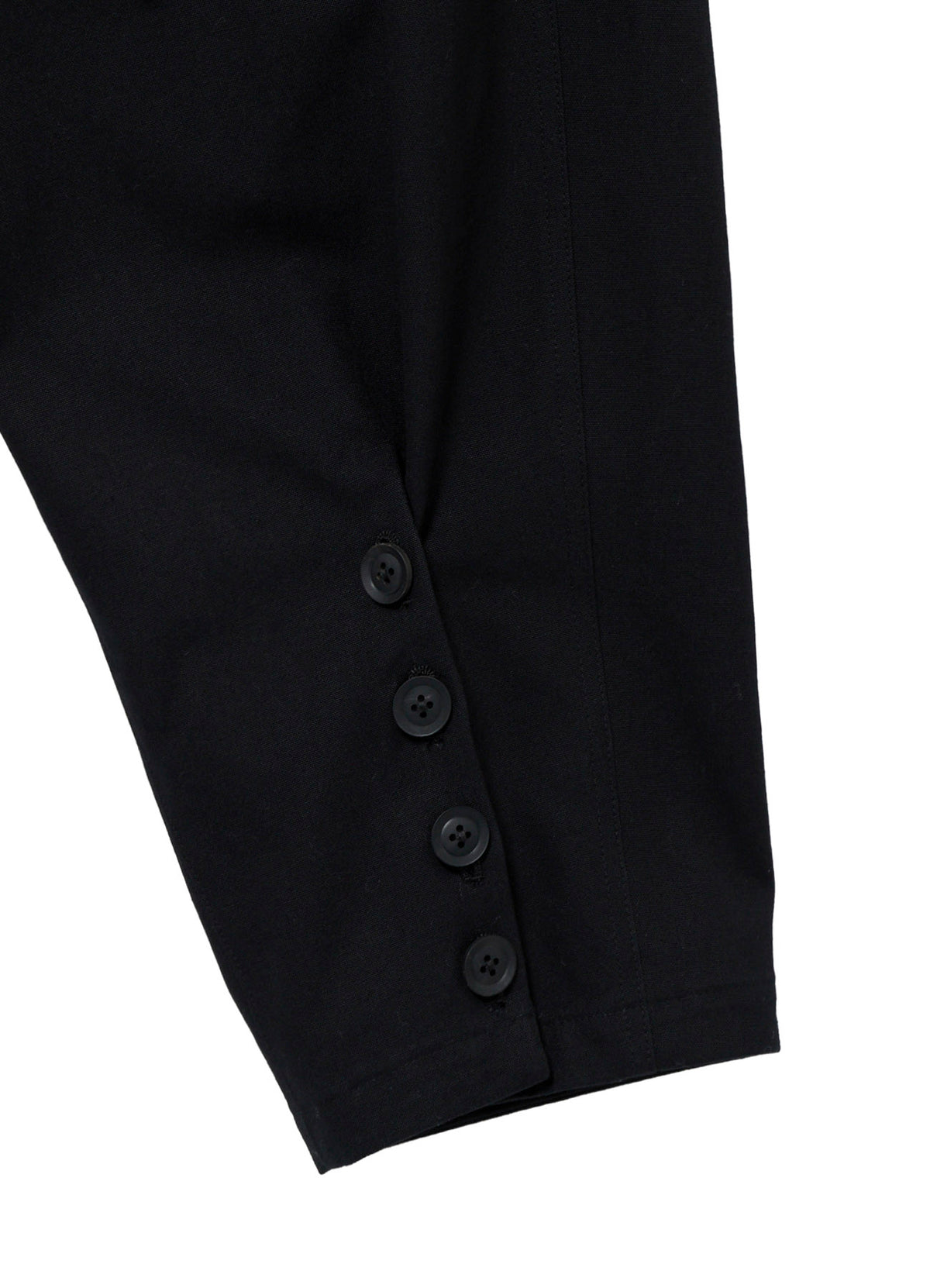 <PIECE UNIQUE>C/CANVAS HEM SLIT BUTTON PANTS