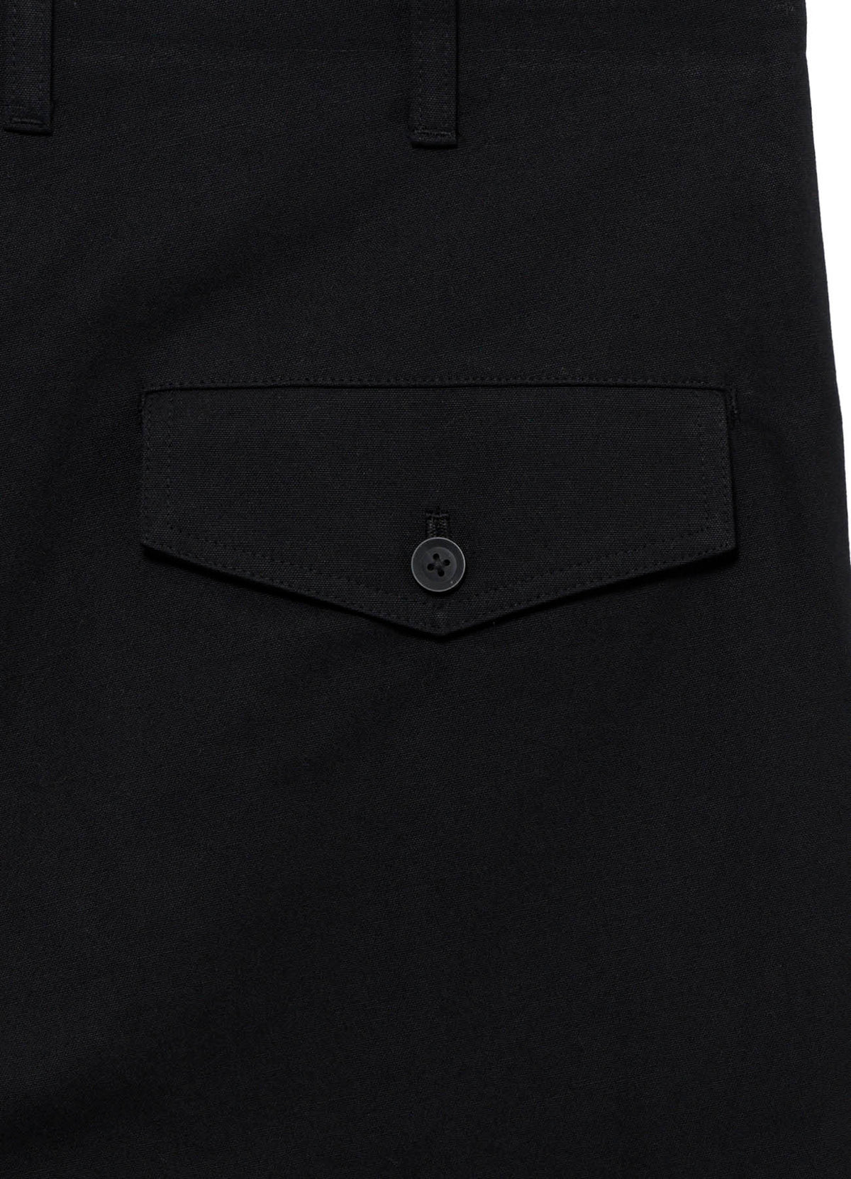 <PIECE UNIQUE>C/CANVAS HEM SLIT BUTTON PANTS
