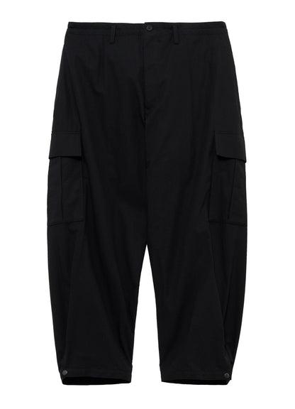 <PIECE UNIQUE>C/RIP STOP HEM SLIM CUFF BELT PANTS
