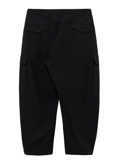 <PIECE UNIQUE>C/RIP STOP HEM SLIM CUFF BELT PANTS