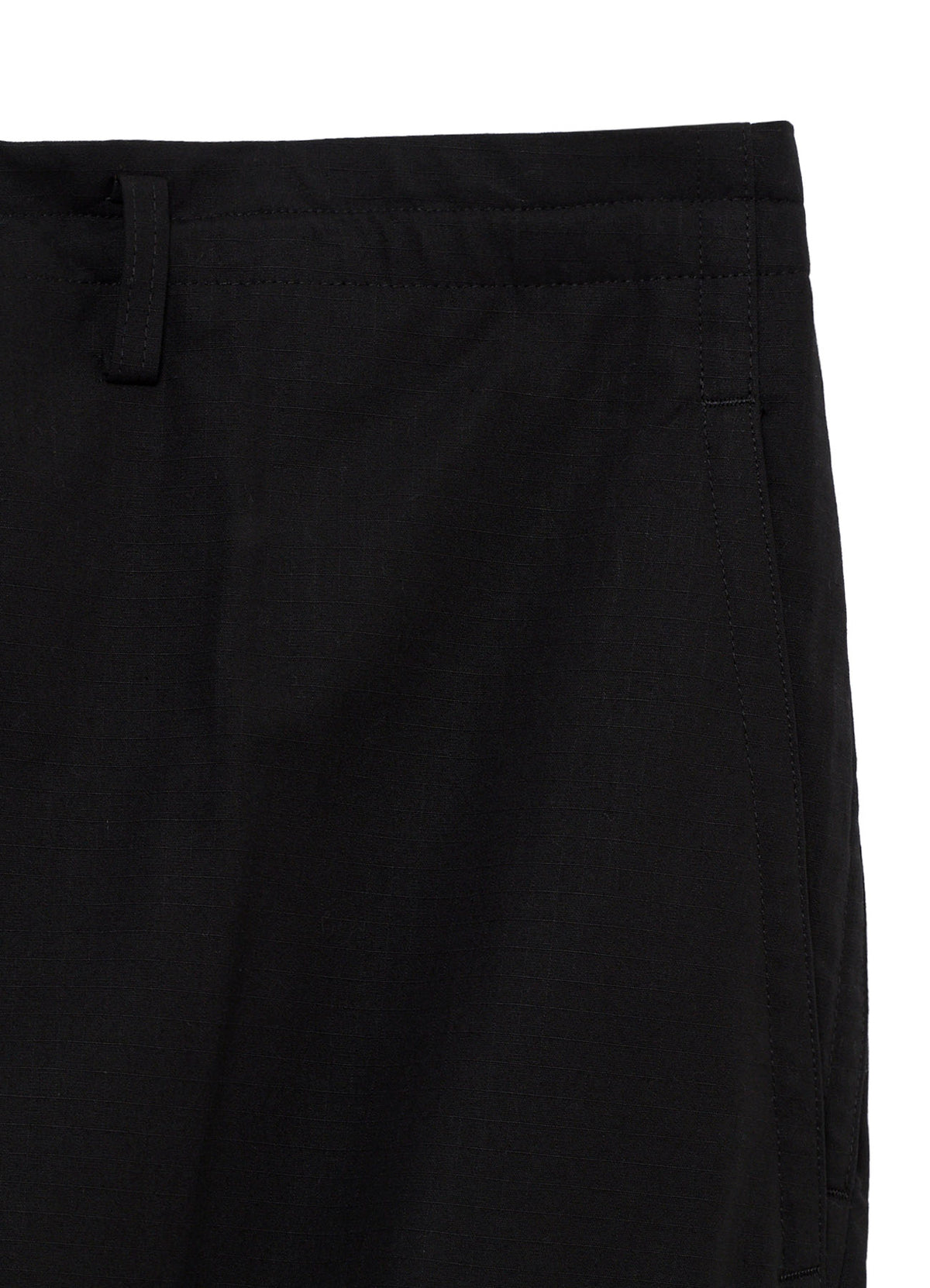 <PIECE UNIQUE>C/RIP STOP HEM SLIM CUFF BELT PANTS