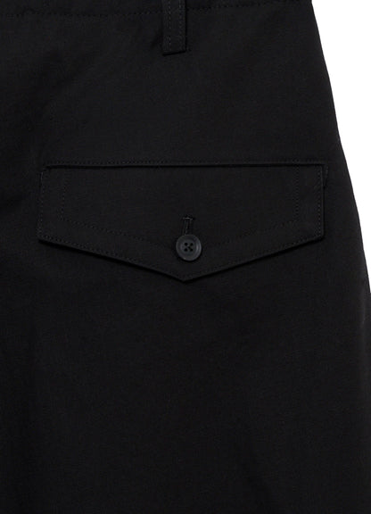 <PIECE UNIQUE>C/RIP STOP HEM SLIM CUFF BELT PANTS
