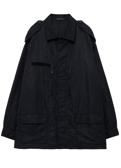 <PIECE UNIQUE>NY LIQUID DYED TWILL ARMY BLOUSON